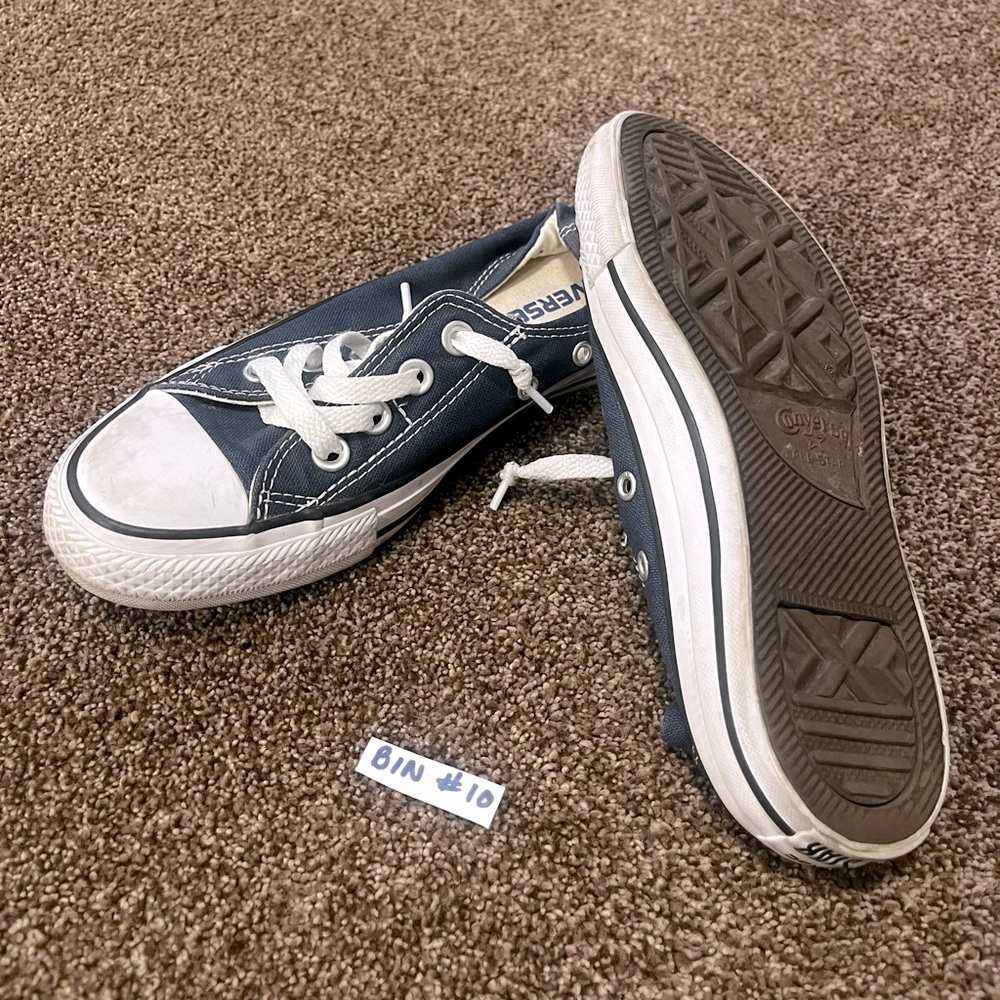 Size 6 slip on Converse. Lots of life left in these